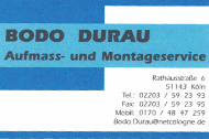 Bodo Durau - Aufmass und Montageservice